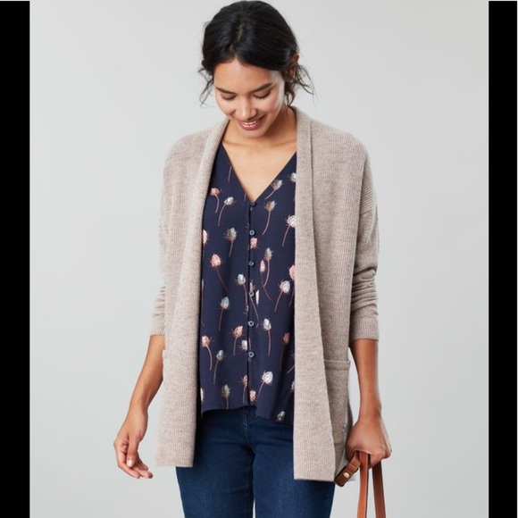 Joules Valerie Wool Cashmere Ribbed 